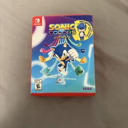 Sonic colors Ulitumate (box only) (switch)