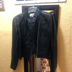 Michael Kors Leather Jacket 