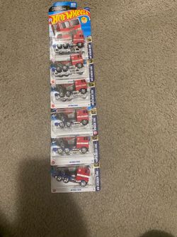 Lot of Six :2025 Hot Wheels Optimus Prime Truck Transformers (NEW)