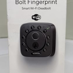 ULTRALOQ Bolt Fingerprint, Smart Wi-Fi Deadbolt. 