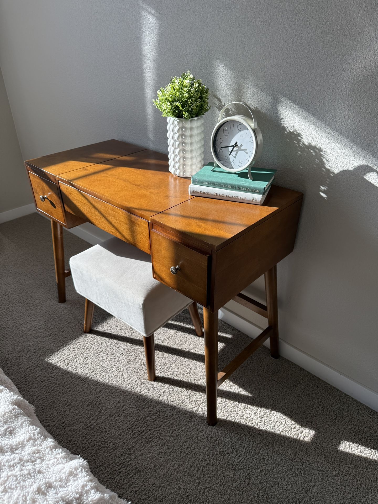 Wood Makeup Vanity Or desk 
