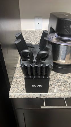 Syvio Black Knife Set