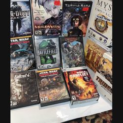 Pc Computer Games Bundle Lot All For $40 All Complete And In Good Condition 
