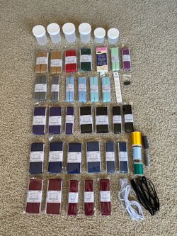 Lot of Different Colored Bias Tape
