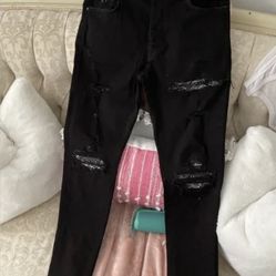 Black bandanna Amiri MX1 Jeans Size 34