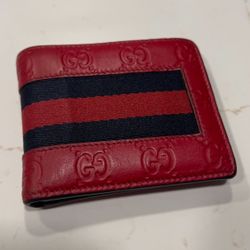 Red Gucci Wallet