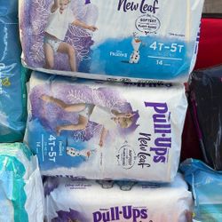 Diapers And Pull Ups  $5 A Bag
