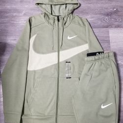 Mens Nike Drifit Zip Up Hoodie and Joggers Size M/S