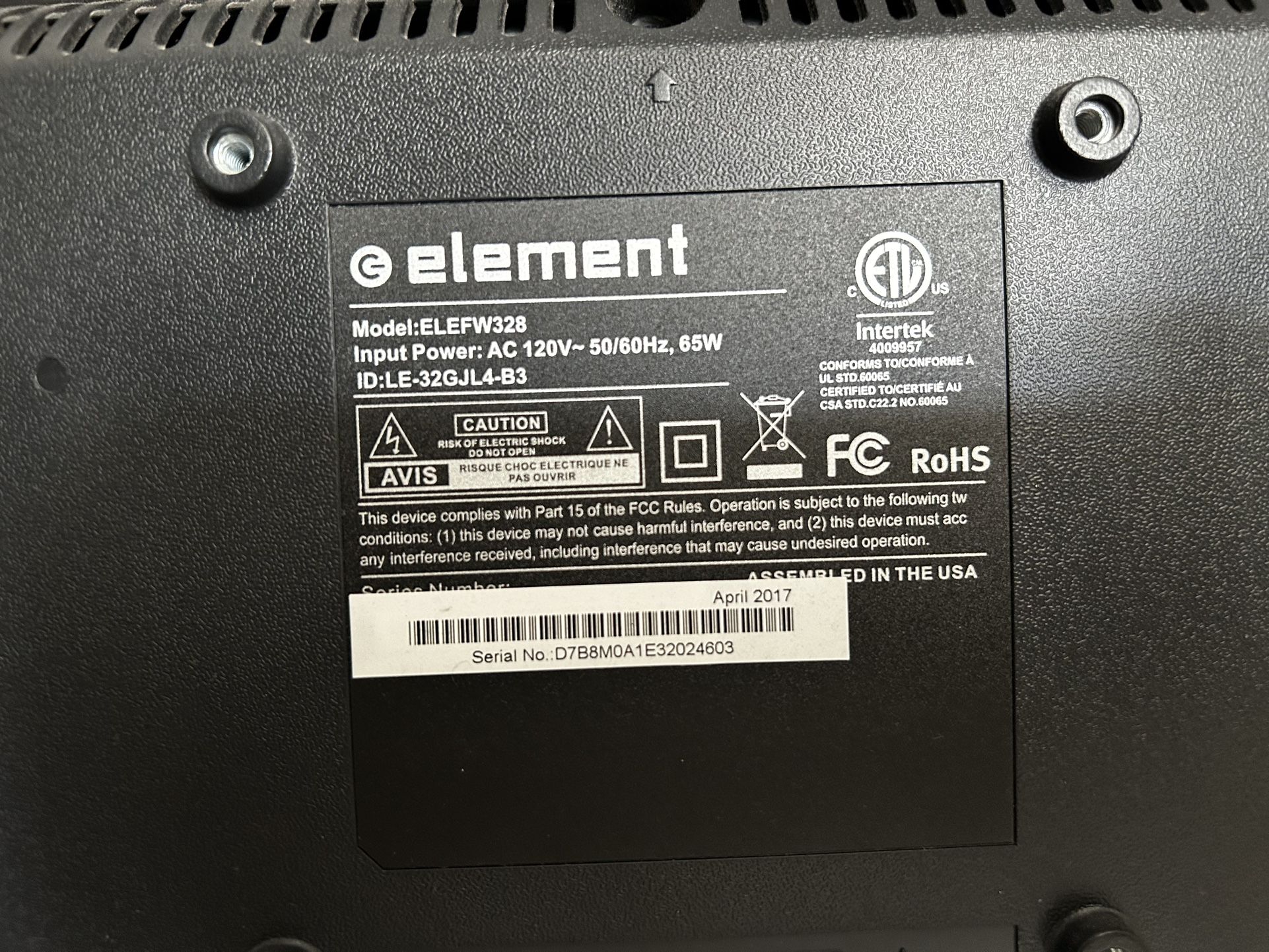 Element 32 In Television 