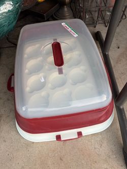 Cupcake Carrier with Lid and Tray