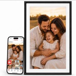 ☆ ELIME 15.6" Digital Picture Frame WiFi 32GB Frameo HD Touch Screen Photo
1920x1080 IPS FHD, auto-rotate, wall mountable, send photos & videos from p