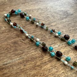 Boho Beaded Necklace