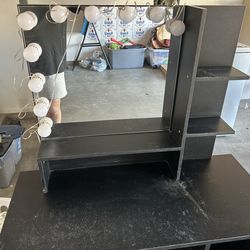 Black vanity