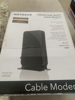 New Netgar Cable Modem.