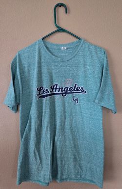 American Apparel Men’s M Blue Los Angeles Baseball Crew Neck T-Shirt