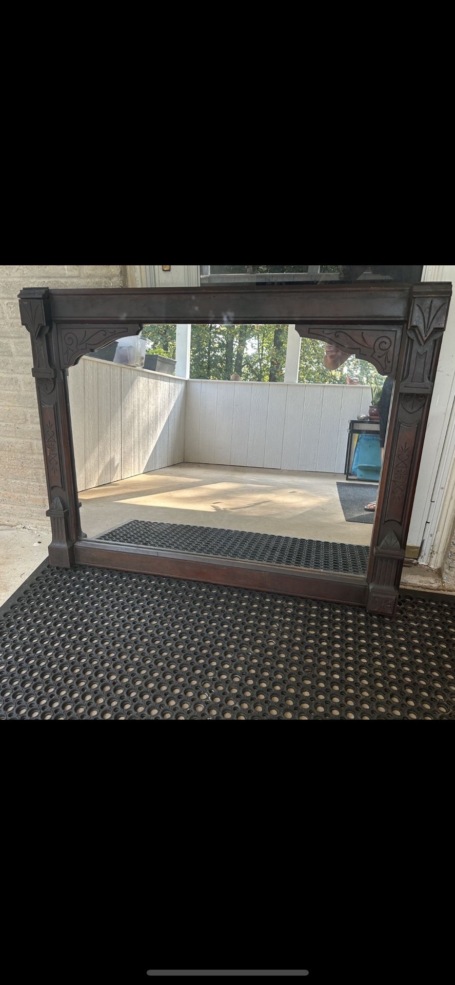 VICTORIAN Mirror From Ireland Late 1800