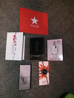 5 Fragrance Sample Bottles