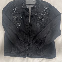 Chico’s Denim Jacket Size 3