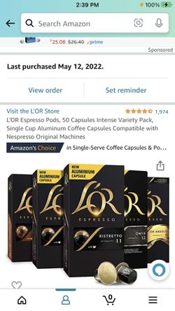 Exspresso Pods For Kuerig 50 L’OR Variety 