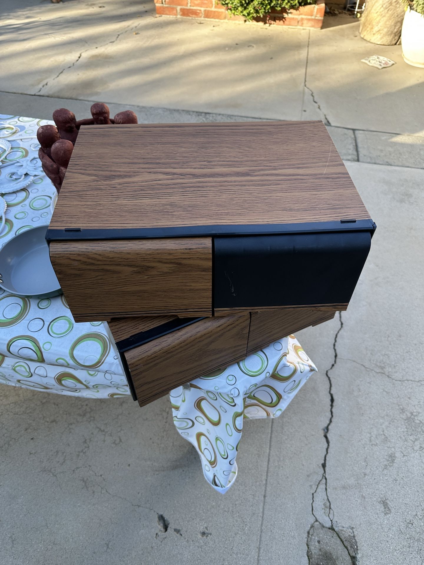 DVD DRAWER STORAGE FAUX WOOD