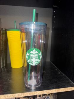 Clear Starbucks cup
