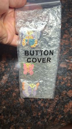 NOS New Butterfly Button Cover