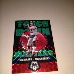 Nfl football mosaic prizm card Tom Brady