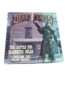 Deadlands Battle for Slaughter Gulch Board Game Twilight Creations-Used Complete  Immerse yourself in the terrifying world of Dead Lands The Battle Of