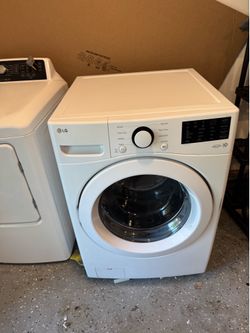 Front load LG WASHER and FRIGIDAIRE DRYER