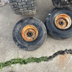 Lawn Mower Axle And Tires For Riding Mowers 