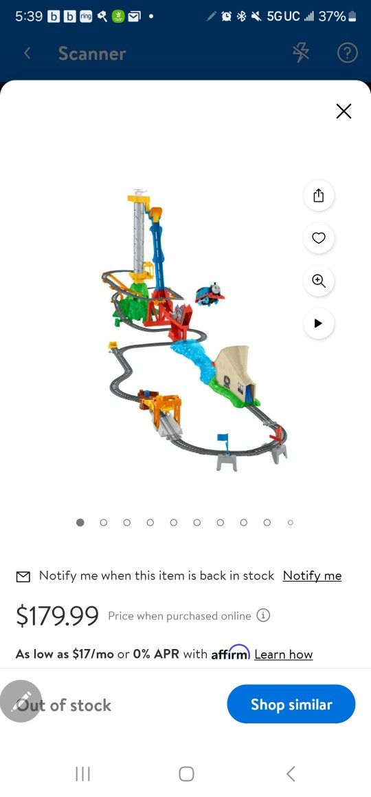 Fisher Price Thomas & Friends Track master Sky High