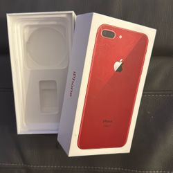Original Empty Box For iPhone 8 Plus/red 256 Gb 