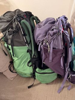 Hiking backpacks for sale (read description)