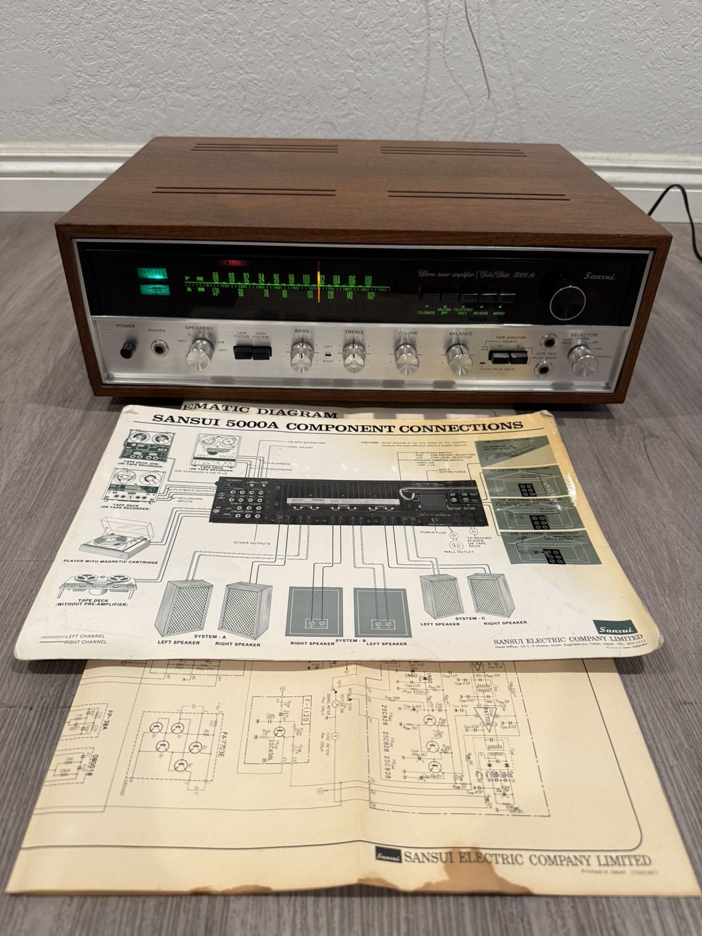 SANSUI 5000A Stereo Receiver Fully Serviced