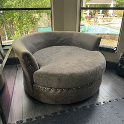 Swivel Chair - 56”x30” Like new. Pair Available