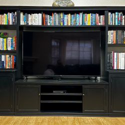 Pottery Barn Wall Unit Entertainment Center 