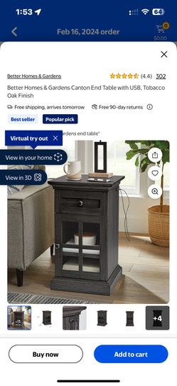 Night Stand With USB Ports