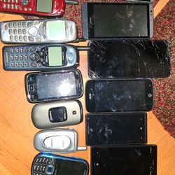 Lot Of 17 Cell Phones  2 Tablets