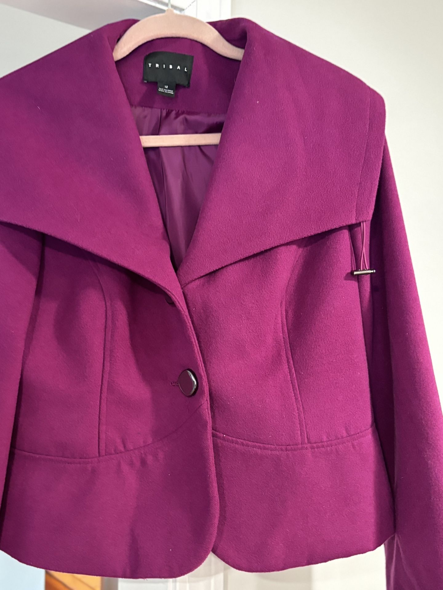 TRIBAL Women's Magenta Coat