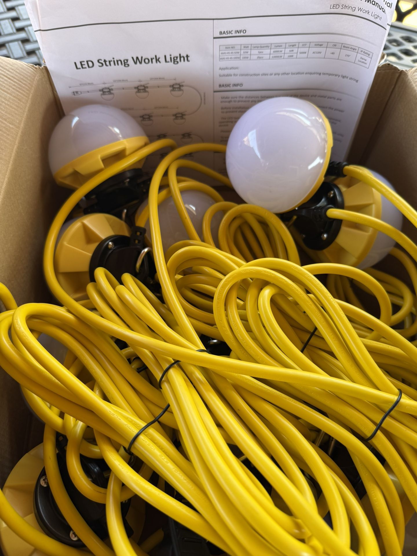 Led String Work Lights