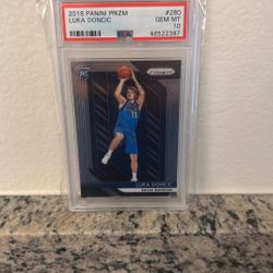 Luka Doncic Psa 10 Prizm Rookie Basketball Card