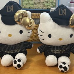 LAFC Hello Kitty Plush (Limited Stadium Giveaway) – $70 each or $120 pair