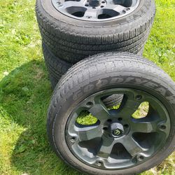 Truck And SUV Rims With tires 20"