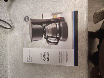 Walmart Mainstays 5 Cup Coffee Maker