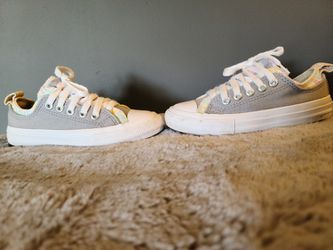 Converse CTAS Double Upper Ox Gray Lace Up Sneaker for Sale CA - OfferUp