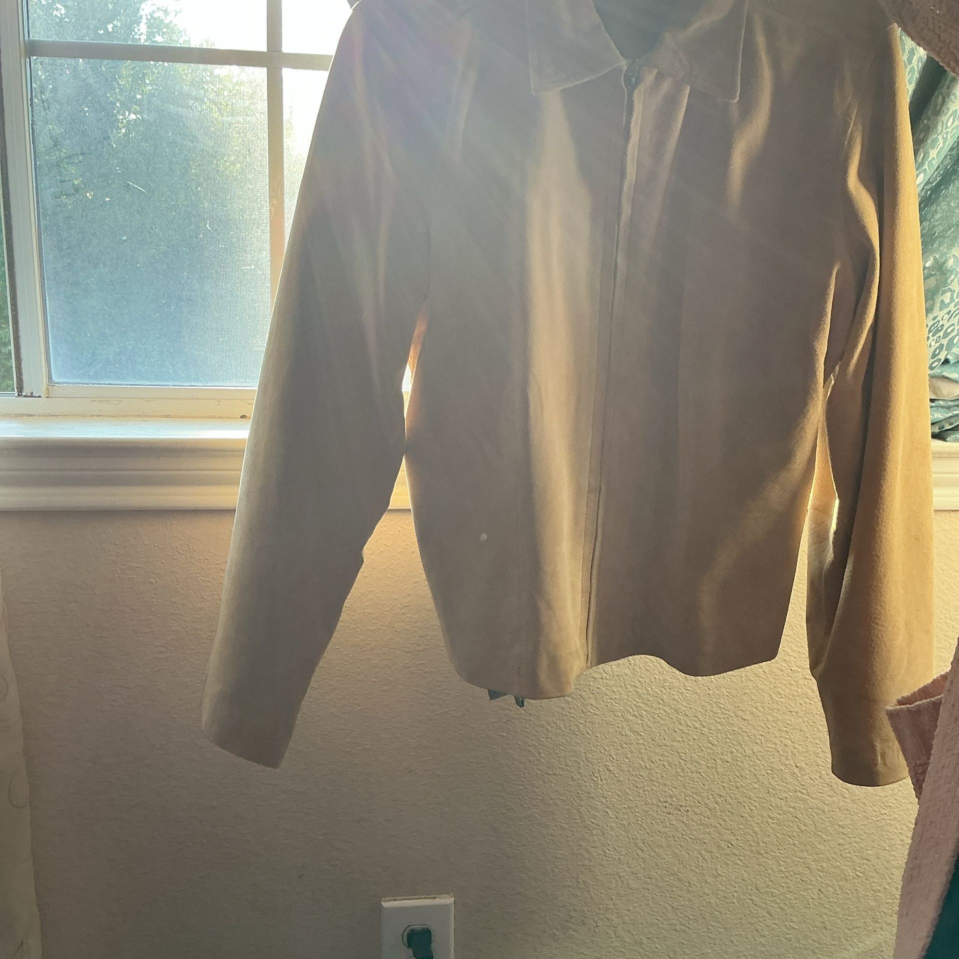 sonoma yellow leather jacket