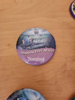 Authentic Disneyland Happily Ever After Button