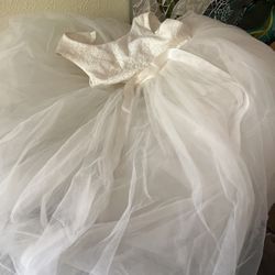 5T Flower Girl Dress From David’s Bridal 