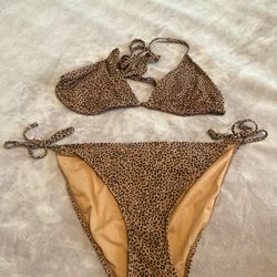 XL Target Xliration Cheetah Brown / Black Bikini Set 