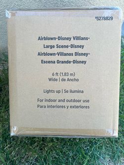 Disney villains Halloween inflatable